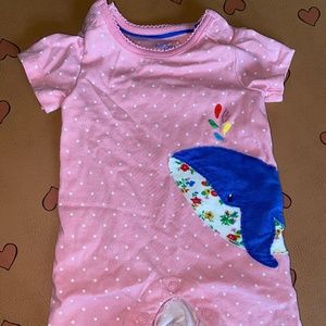 Short sleeve and shorts onesie